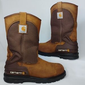 Men's Size 11 M Carhartt Heritage Waterproof 11" Steel Toe Wellington Work Boots